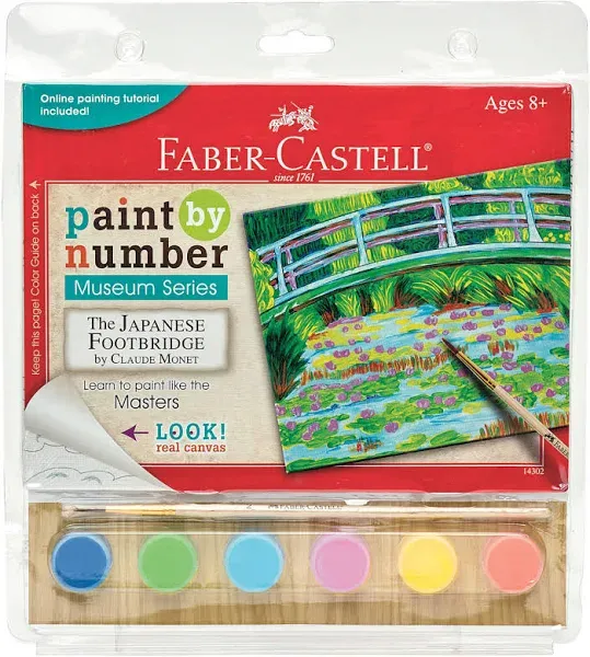 Faber-Castell Paint by Number Museum Series - The Japanese Footbridge by Claude Monet