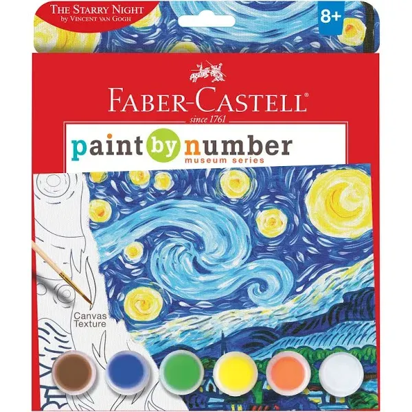 Faber-Castell Museum Series Paint By Number Kit The Starry Night