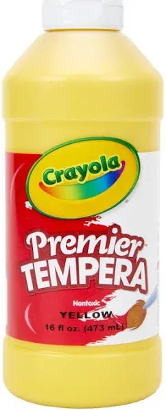 Crayola Premier 16 oz Tempera Paint, Yellow