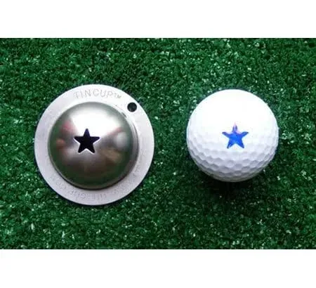 Tin Cup Lone Star Golf Ball Custom Marker Alignment Tool