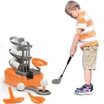 iPlay, iLearn Kids Golf Toys Set, Left & Right Golf Head, Indoor & Outdoor Golf Ball Game, Sports Gaming Clubs, Learning Active