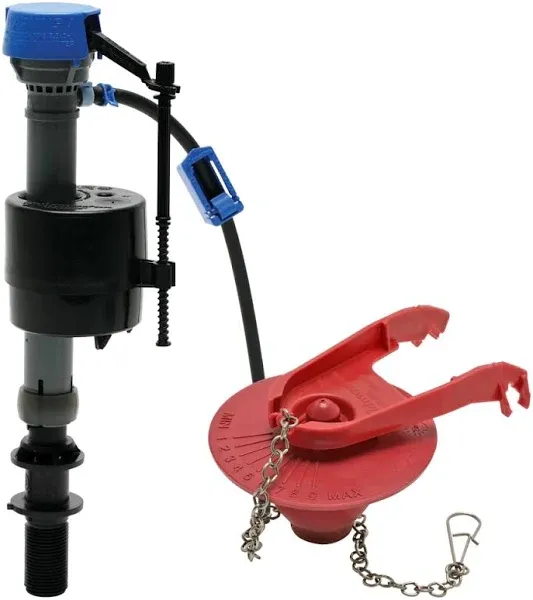 Fluidmaster 2 Piece, Performax Toilet Fill Valve &amp; Adjustable 2&#034; Flapper 402C