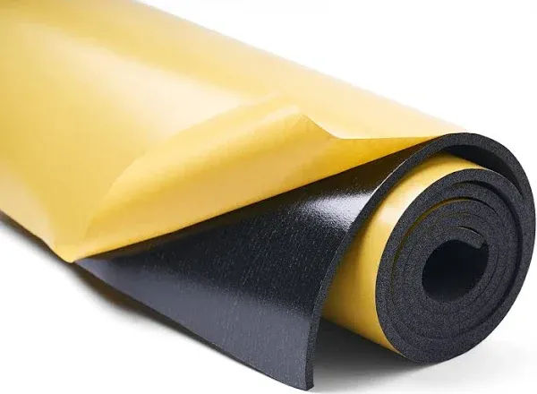 by Big UGGLY Foam Multiple Use, Auto Boat RV Insulation Roll, Medium Density Foam Padding with Adhesive, 60” x 16” x 1/2"