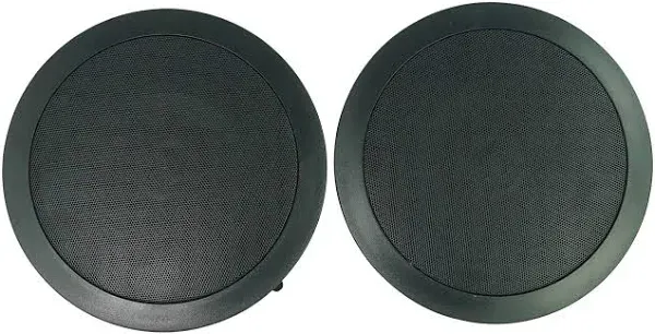 Rockville 2 CC65T White 6.5" Commercial 70v Ceiling Speakers for Restaurant