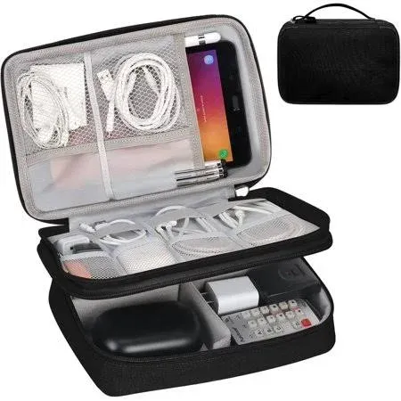 FYY Electronic Organizer Travel Cable Organizer Bag Pouch