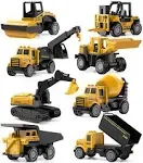  Alloy Small Construction Cars Vehicles, Die Cast Mini Limited Edition