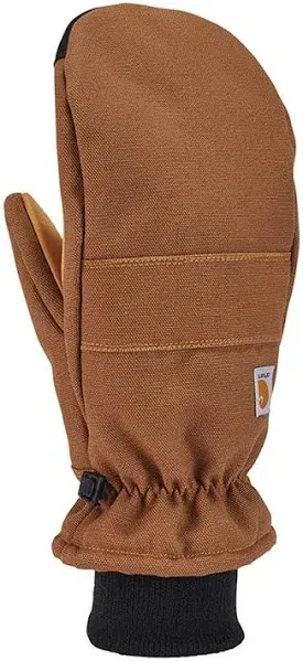 Carhartt Women's Insulated Duck Synthetic Leather Knit Cuff Mitt