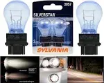 Sylvania Silverstar 3057 26.9/6.7W Two Bulbs Front Turn Signal Replacement Lamp