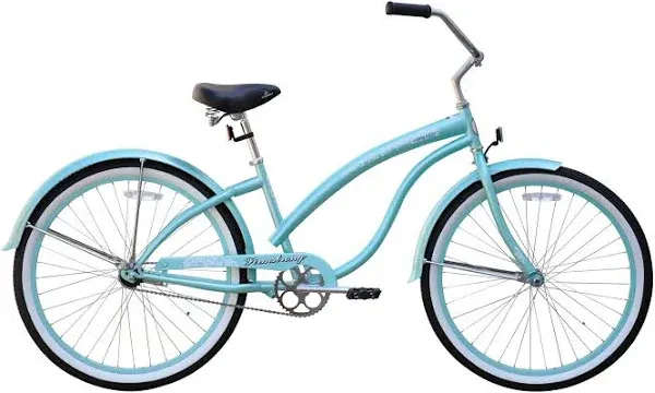 Firmstrong Women's Bella Classic Single Speed Beach Cruiser Bicycle