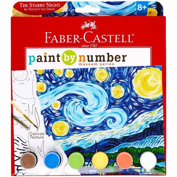 Faber-Castell Museum Series Paint By Number Kit The Starry Night