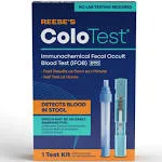 Reese&#039;s ColoTest Immunochemical Fecal Occult Blood Test IFOB 1 Test Exp. 11/25