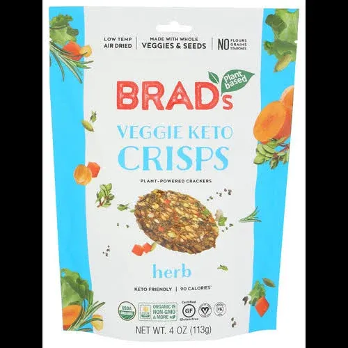 Brad's Plant Based Organic Herb Veggie Keto Crisps