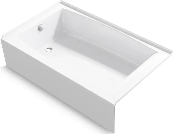 Kohler Entity 60" x 36" Alcove Bath with Left Drain