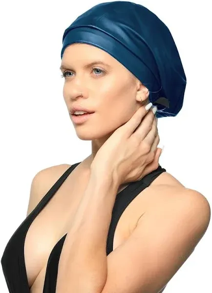 Hairbrella Satin-Lined Waterproof, Adjustable Swim Cap