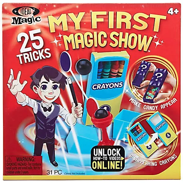 Alex Toys: Ideal Magic, My First Magic Show, Learn 25 Easy Tricks with Props, Great for Children Eager to Learn the Art of Magic, For Ages 4 and up