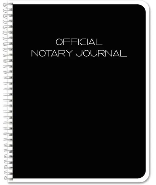 Official Notary Journal Log Book