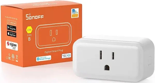 Sonoff S31 Lite Zigbee Smart Plug Works SmartThings,and Echo Plus