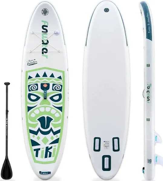 FunWater Inflatable Ultra-Light Stand Up Paddle Board for All Skill Levels wi...