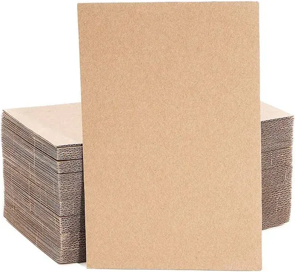 50 Pack Corrugated Cardboard Sheets