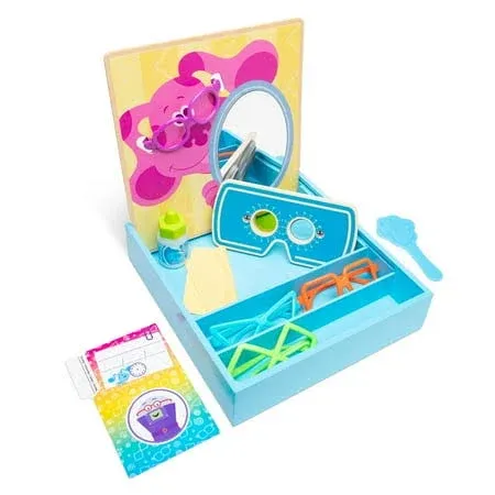 Melissa &amp; Doug Blues Clues &amp; You Time For Glasses Play Set Pretend Eye Doctor