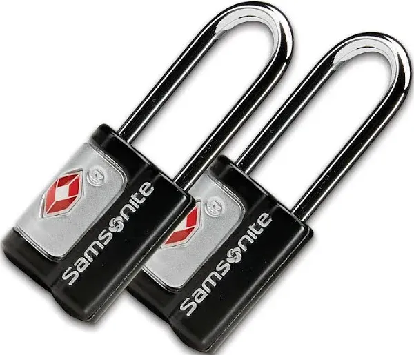 Samsonite Travel Sentry 2-Pack Key Locks, Black