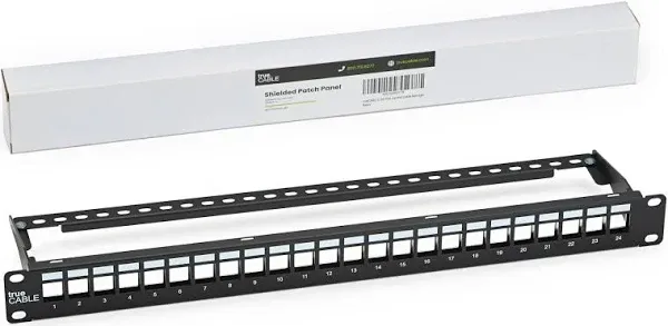 trueCABLE Shielded Patch Panel