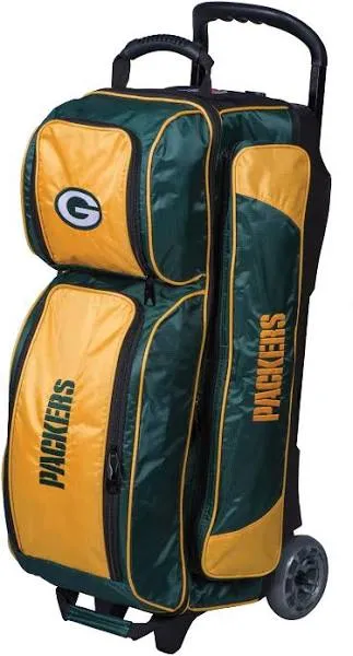 KR Green Bay Packers 3 Ball Premium Triple Roller Bowling Bag