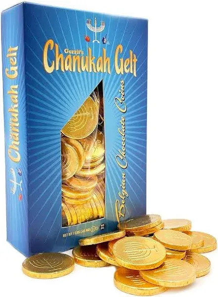 SUNNY ISLAND Hanukkah Gelt Milk Chocolate Gold Coins Candy