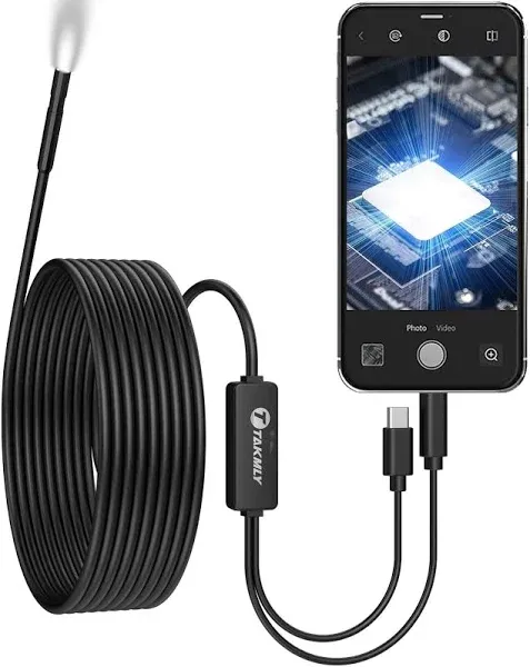 T TAKMLY TS-5.5 USB Endoscope 3 in 1 Borescope new open box fast shipping 