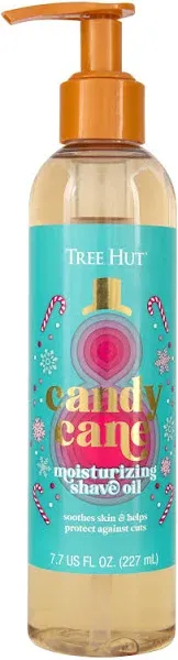 Tree Hut Bare Candy Cane Hydrating & Moisturizing Shave Oil, 7.7 fl oz.