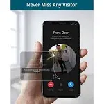 AOSU Doorbell Camera Wireless, Battery-Powered Video Doorbell with Chime, 2K Resolution, No Monthly Fees, 166° Ultra Wide Angle, 180-Day Battery Life, AI Detection, Work with Alexa & Google Assistant