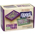 Bits and Pieces - Puzzle Stack-Em Sorting Trays - Puzzle Piece Sorter - Puzzle Gift