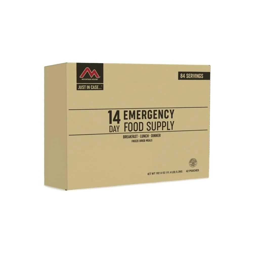 Mountain House 14-Day Emergency Food Supply | Freeze Dried Survival &amp; Emergency 