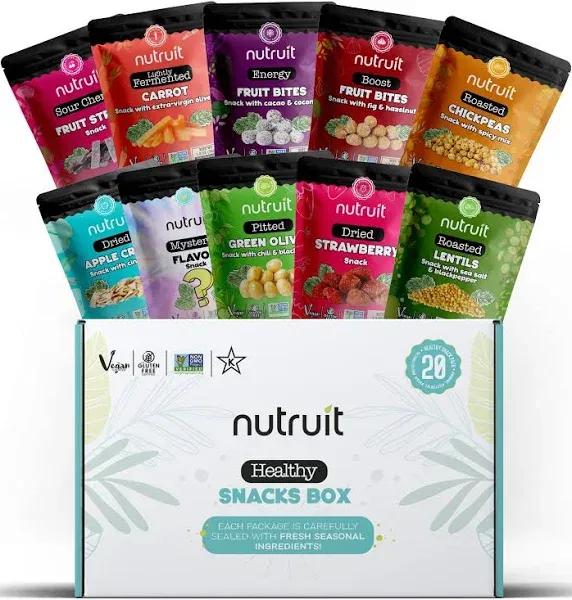 Nutruit Gourmet Healthy Snack Box 20 Packs