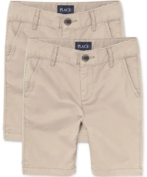 The Children's Place Boys Uniform Stretch Chino Shorts