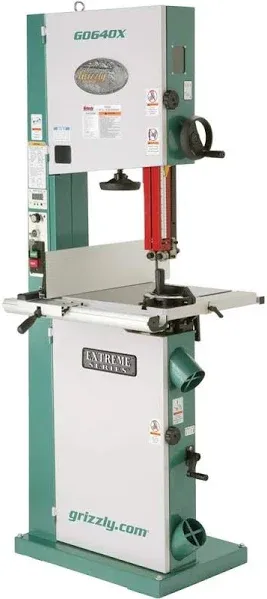 Grizzly G0640X 17" 2 HP Metal/Wood Bandsaw with Inverter Motor