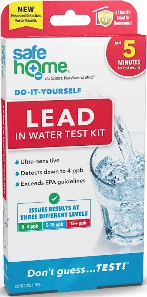 Safe Home Lead in Drinking Water Test Kit