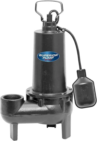 Superior Pump 1/2-Horsepower Cast Iron Sewage Pump 93501