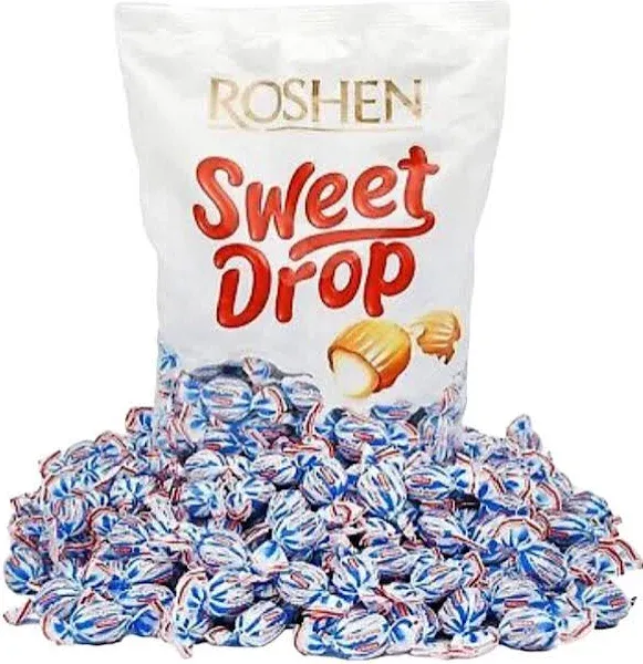 Roshen Gourmet Milk Drop Caramel Candy