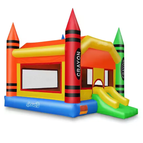 Cloud 9 Crayon Bounce House