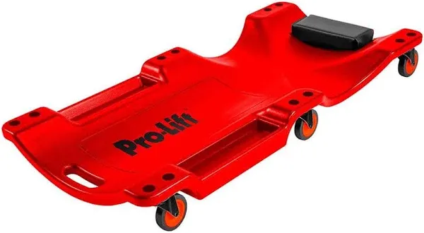 Pro-Lift Mechanic Creeper Plastic Ergonomic HDPE Body+Padded Headrest 2Tool Tray