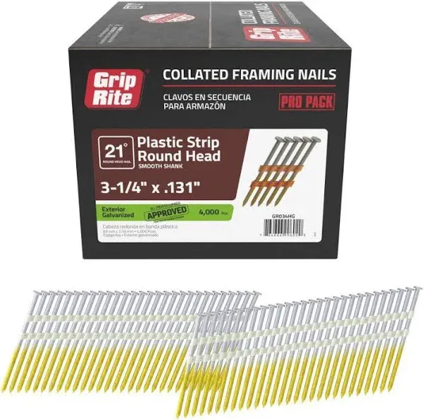 Grip-Rite 3-1/4" Stick Nail GR034HG