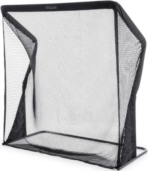 GoSports Elite Golf Practice Net with Steel Frame - Choose 10&#039; or 7&#039; Size Black