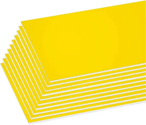 BAZIC 20" X 30" Yellow Foam Board