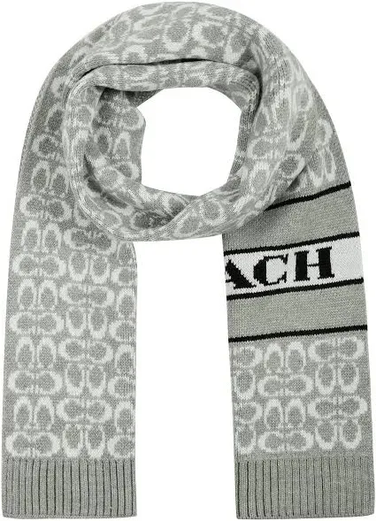 Coach womens Signature C Logo Knit ScarfScarf