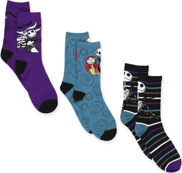 Disney Character Kids Adults 6 Pack Sock Set