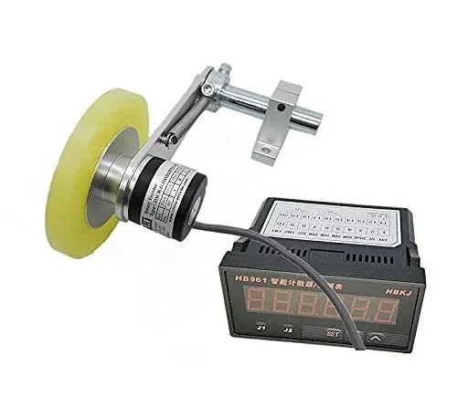 CALT GHW38 300mm Roller Rubber Wheel Length Position Meter