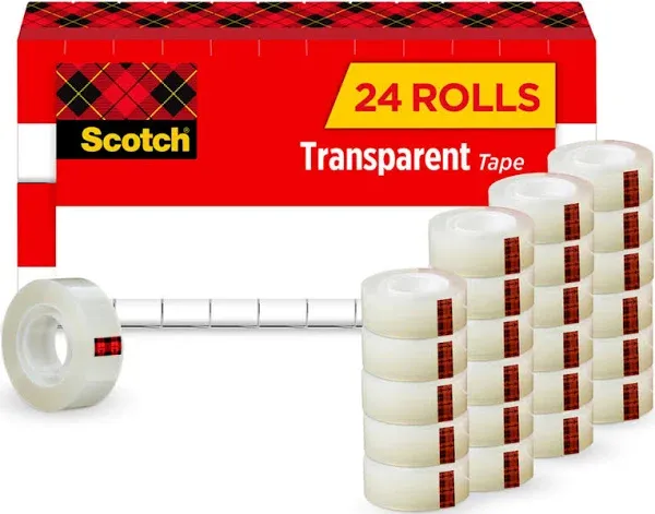 Scotch Transparent Tape 3/4" x 1000