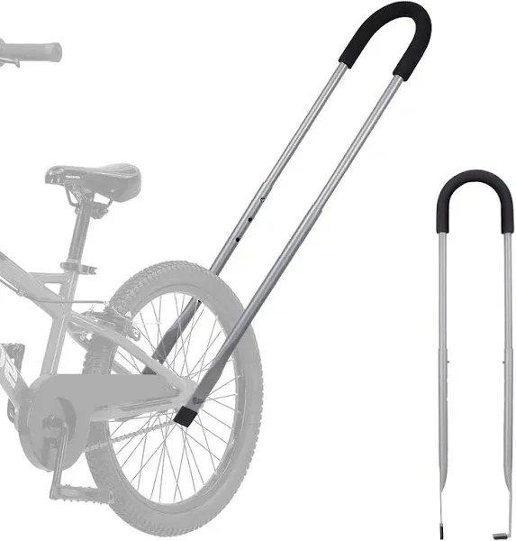 MOLI DEE Children Cycling Bike Safety Trainer Handle Balance Push Bar (a-Black)