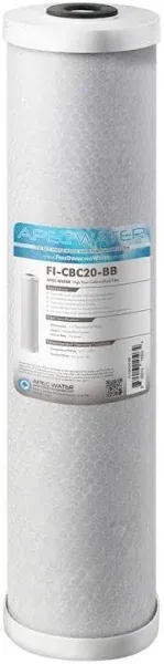 APEC Water Systems 20" Whole House High Flow Carbon Block Replacement Water Filter (FI-CBC20-BB)